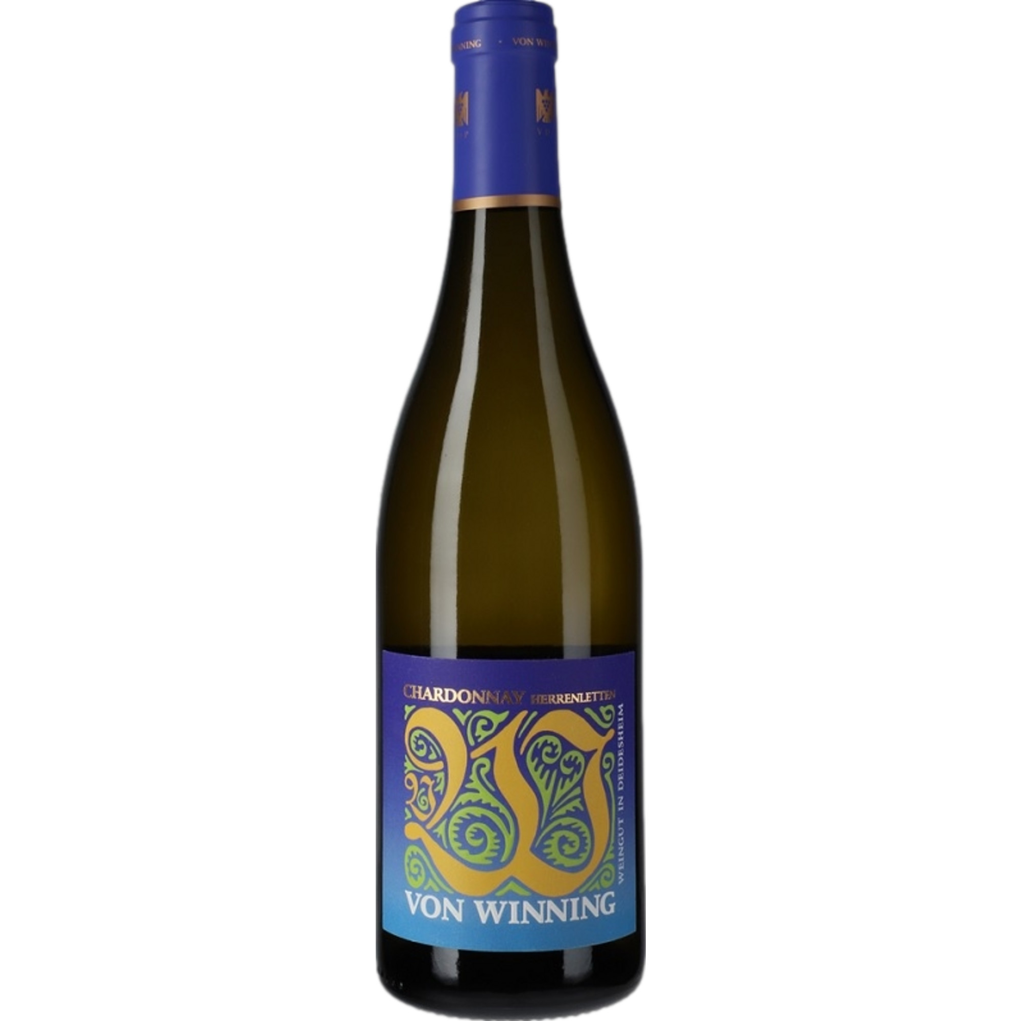 Von Winning Herrenletten Chardonnay, Trocken, Pfalz, Pfalz, 2023, Weißwein