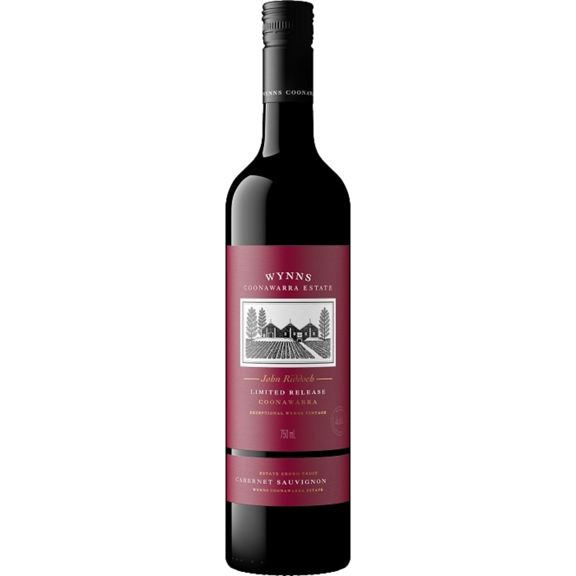 Wynns John Riddoch Cabernet Sauvignon, Coonawarra, South Australia, South Australia, 2019, Rotwein