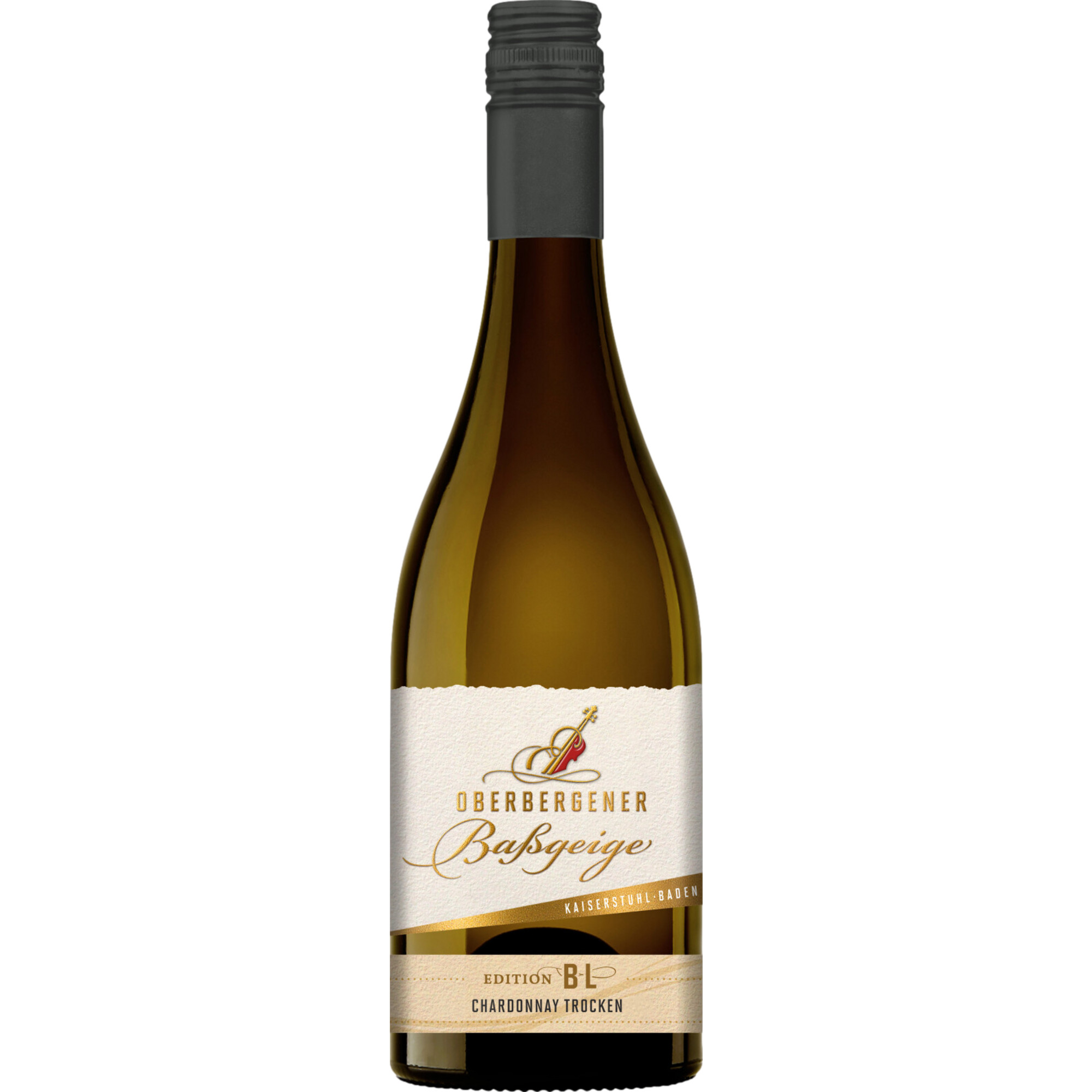 Oberbergener Baßgeige Edition BL Chardonnay, Trocken, Baden, Baden, 2024, Weißwein