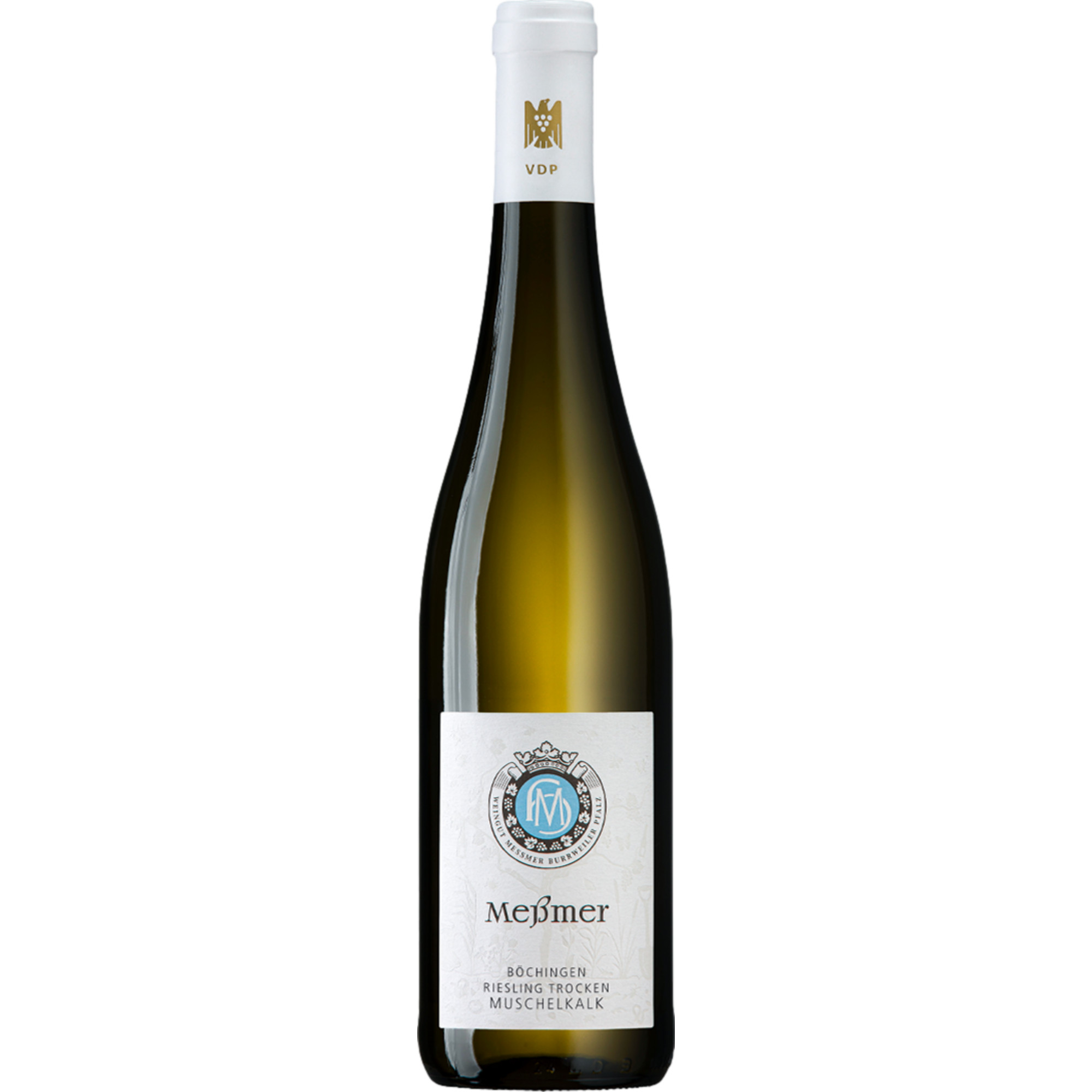 Meßmer Böchingen Muschelkalk Riesling Bio, Trocken,Pfalz, Pfalz, 2023, Weißwein