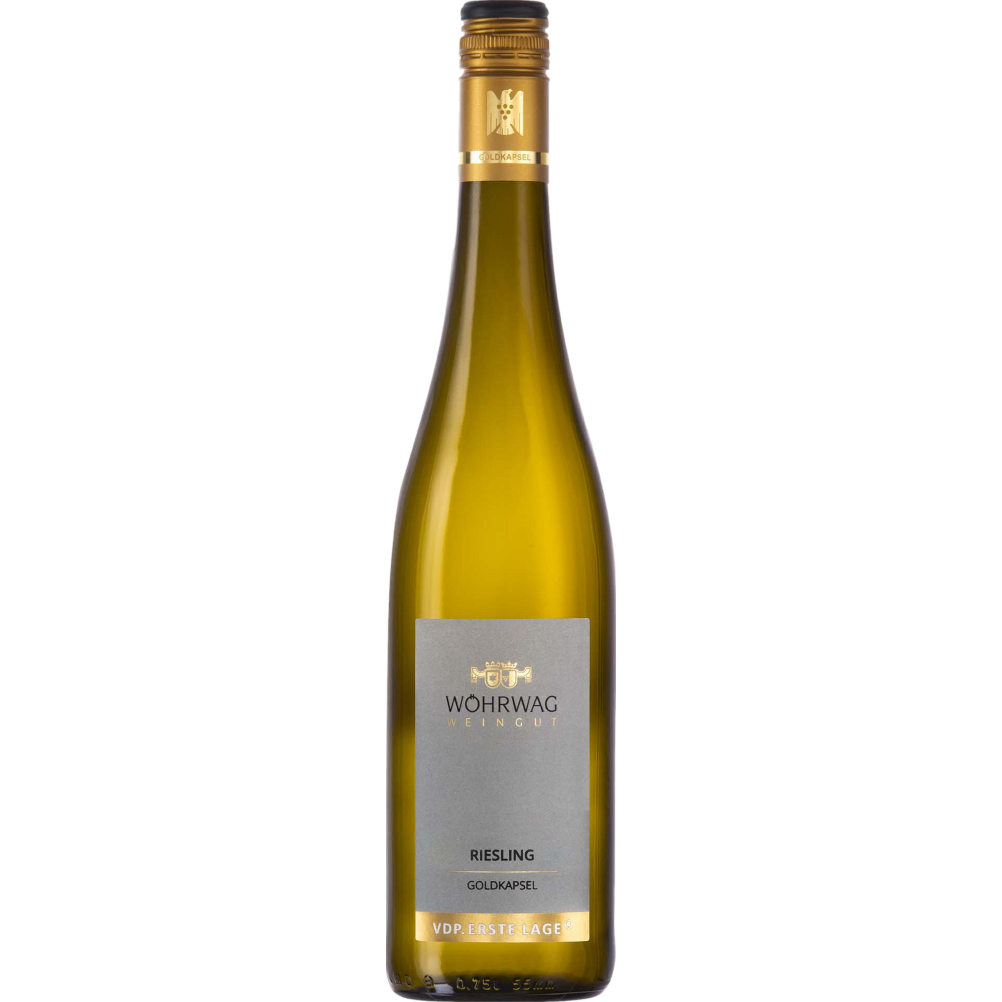 Wöhrwag Goldkapsel Riesling Erste Lage Bio, Trocken, Württemberg, Württemberg, 2024, Weißwein