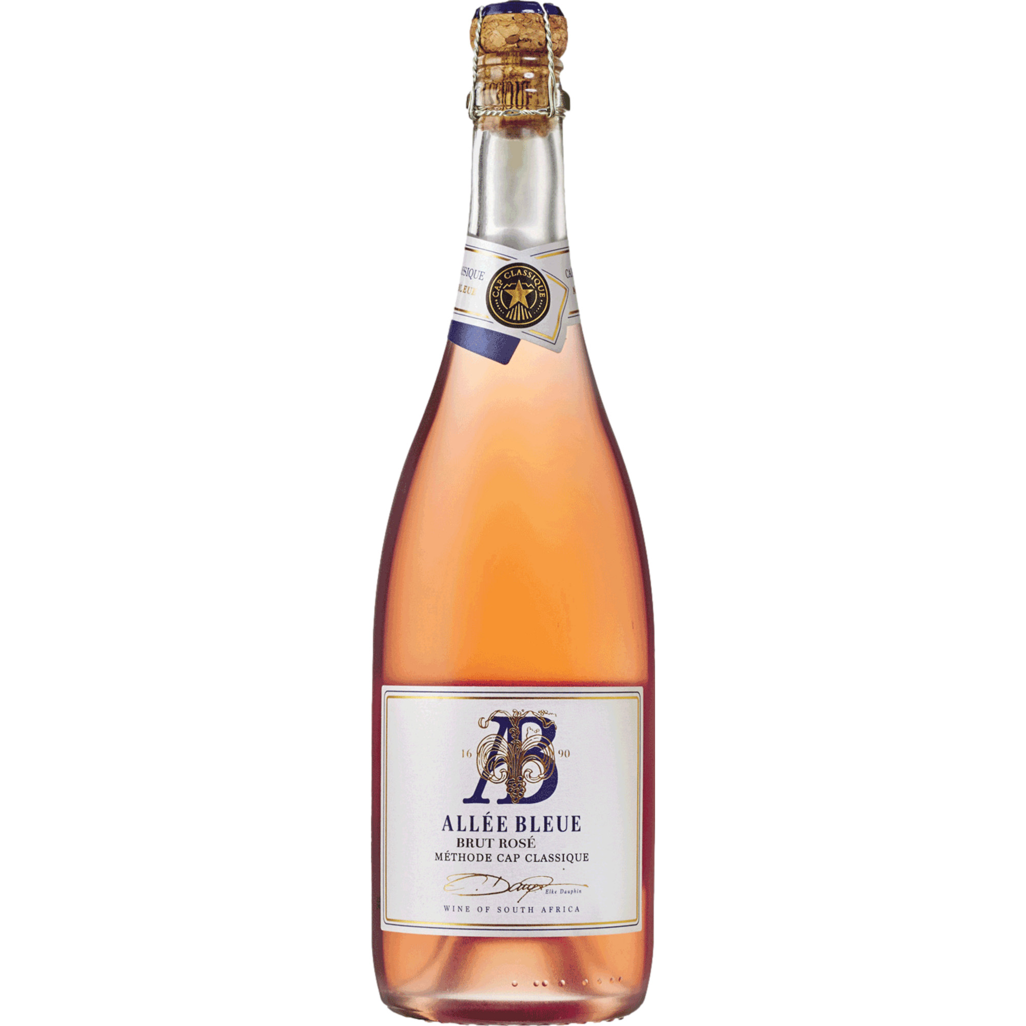 Allée Bleue Méthode Cap Classique, Brut, WO Franschhoek, Western Cape, 2022, Schaumwein