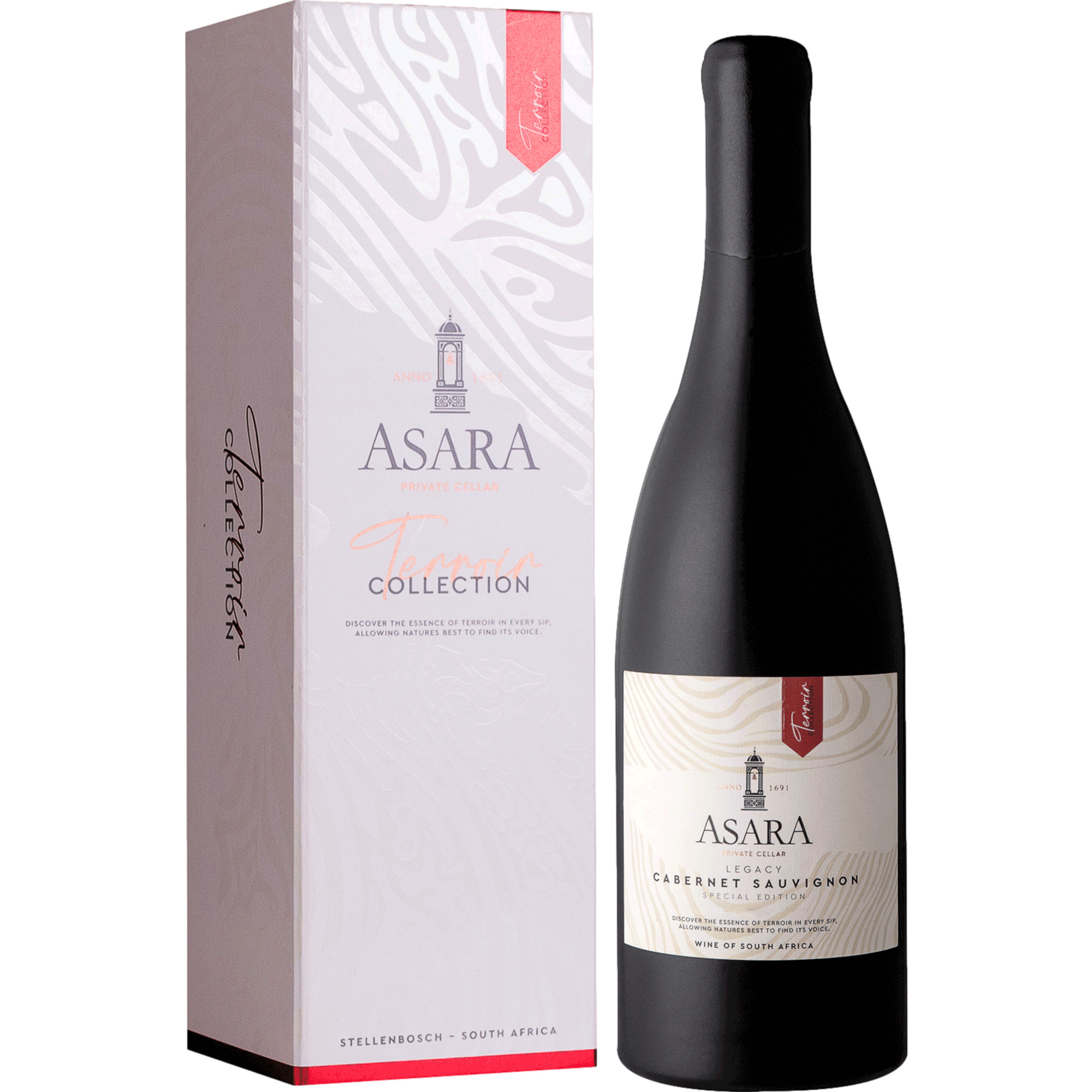 Asara Terroir Collection Legacy Cabernet Sauvignon, WO Stellenbosch, Western Cape, 2022, Rotwein