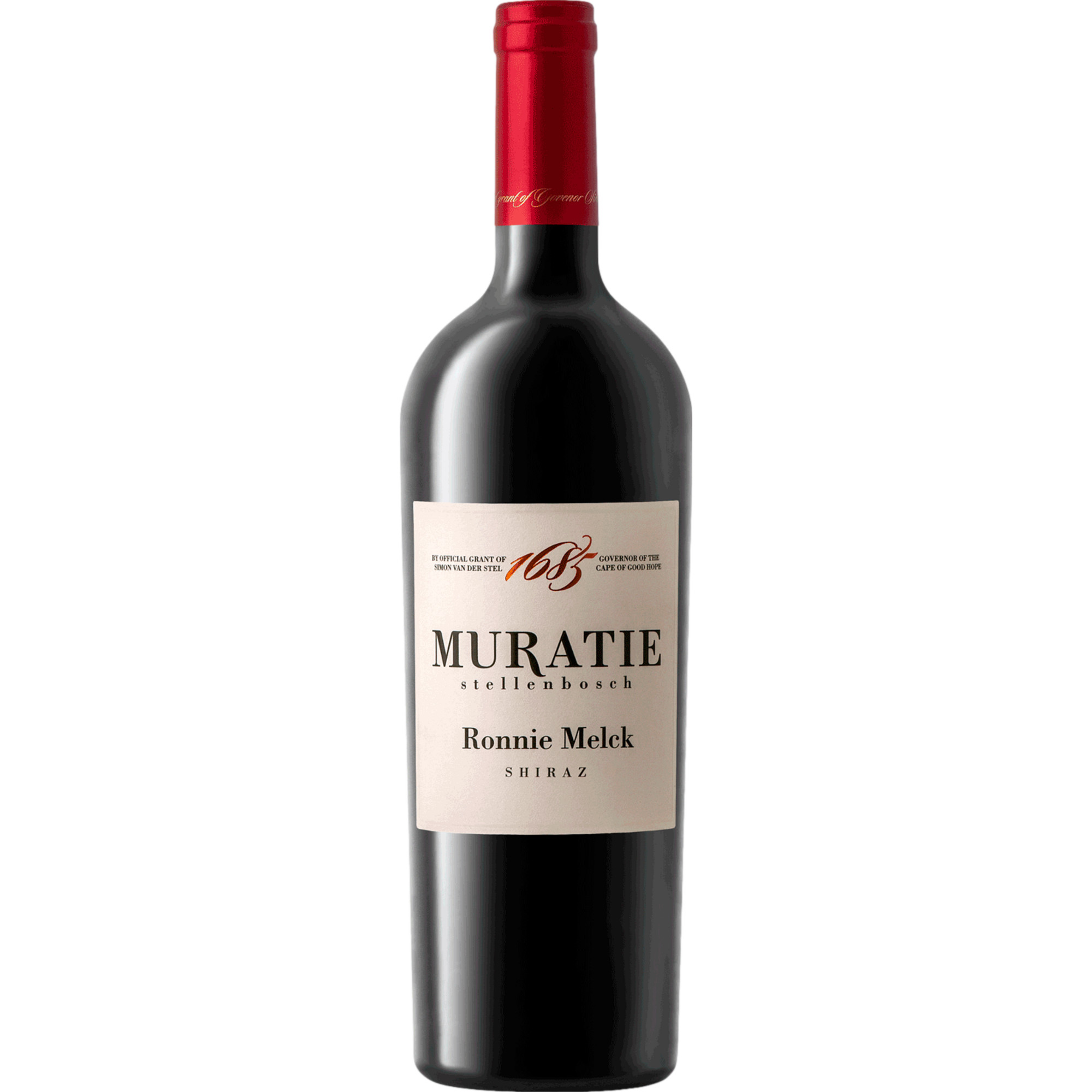 Muratie Ronnie Melck Shiraz, WO Stellenbosch, Western Cape, 2021, Rotwein