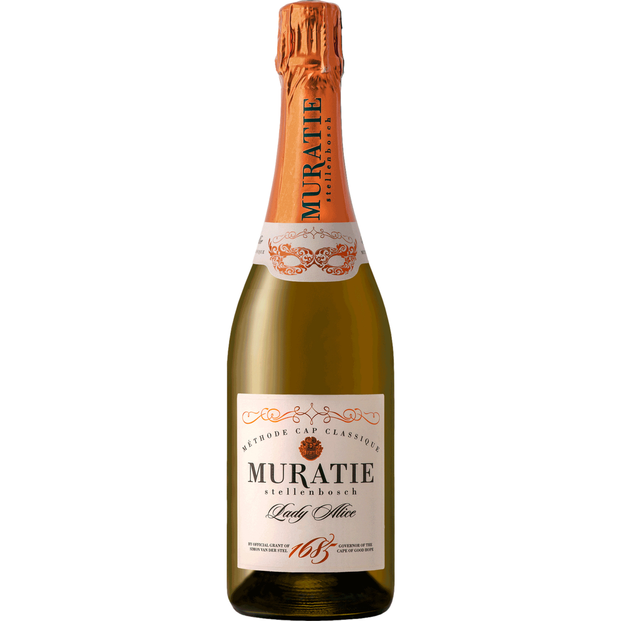 Muratie Lady Alice Rosé Méthode Cap Classique, Brut, WO Stellenbosch, Western Cape, 2020, Schaumwein