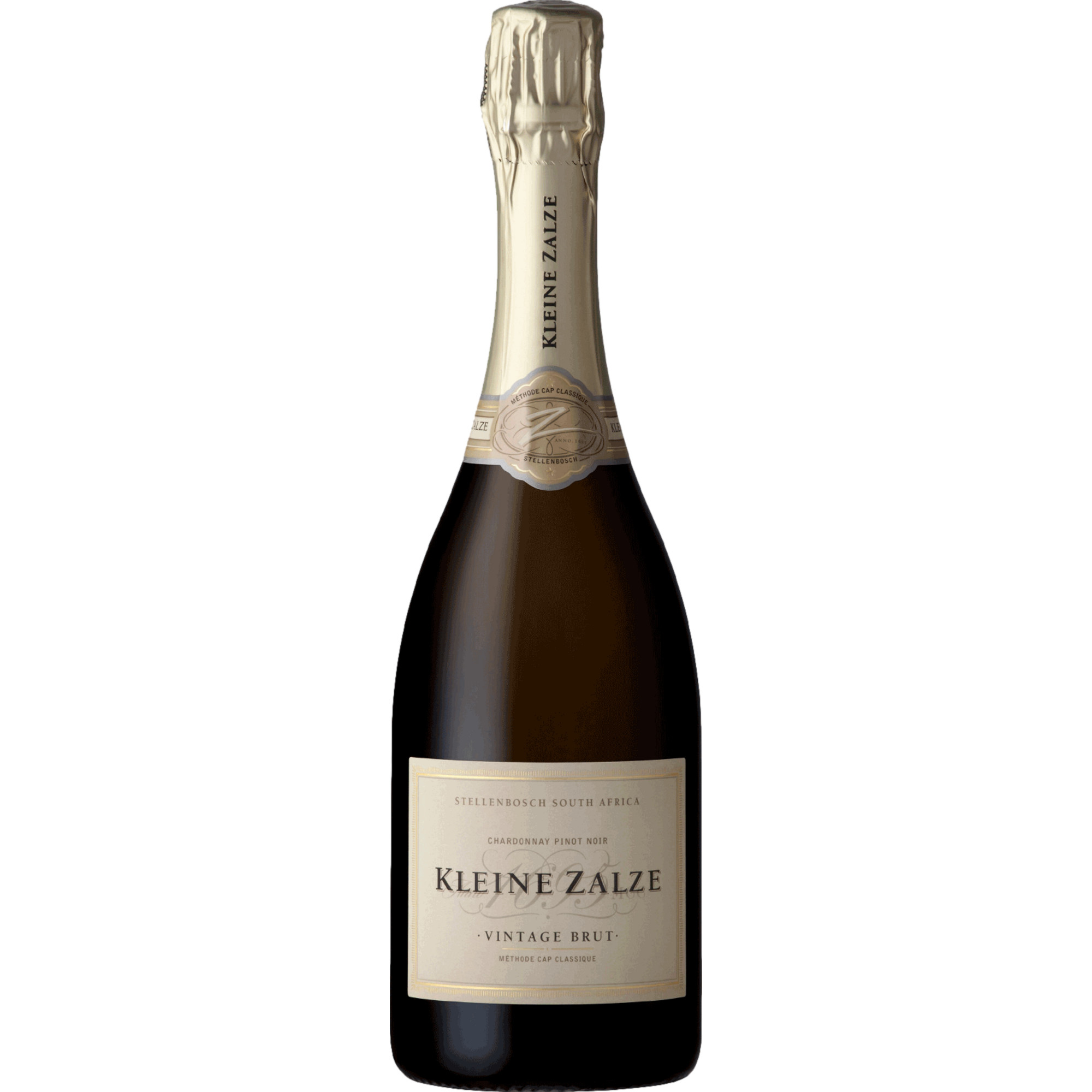 Kleine Zalze Vintage Méthode Cap Classique, Brut, WO Paarl, Western Cape, 2020, Schaumwein