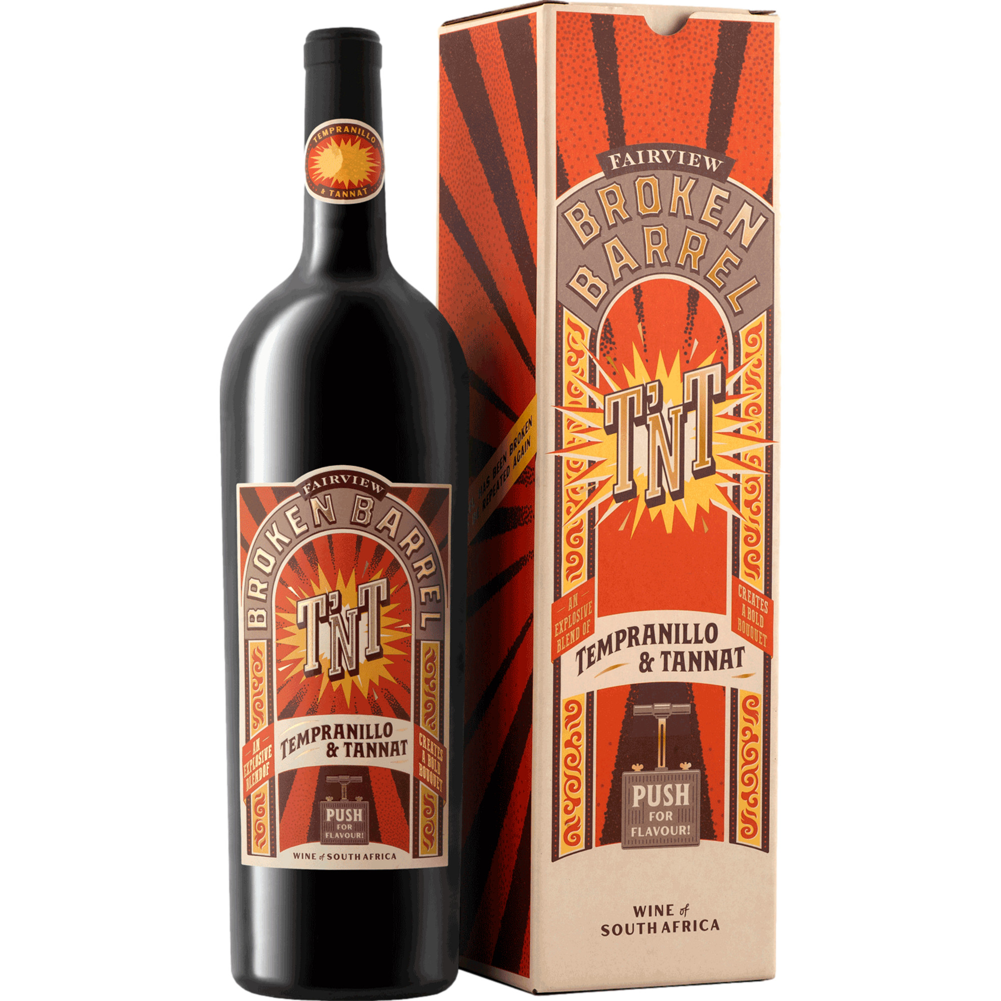 Fairview Broken Barrel TnT, WO Coastal Region, Magnum, Western Cape, 2024, Rotwein