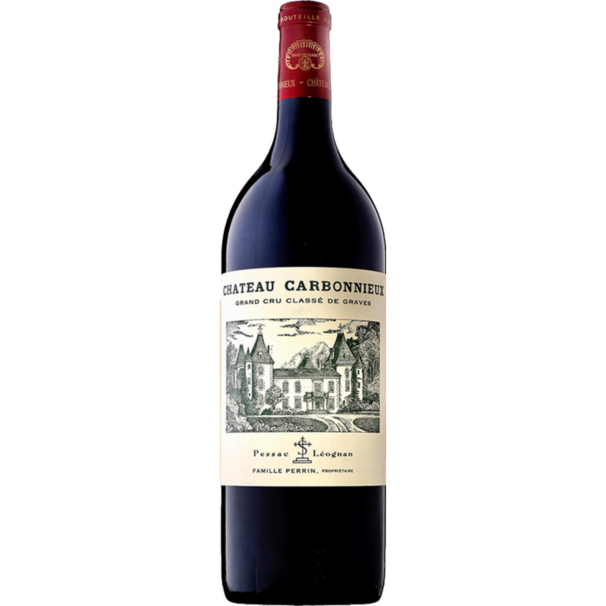 Image of Château Carbonnieux, Graves AOP, Grand Cru Classé, Magnum, Bordeaux, 2019, Rotwein