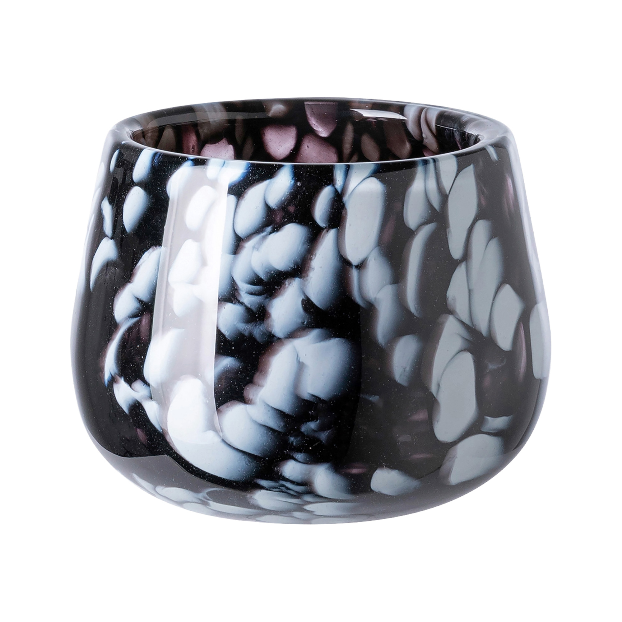 Glasvase/Windlicht Marly, Mehrfarbig, H 11 cm, B 13,5 cm, Accessoires