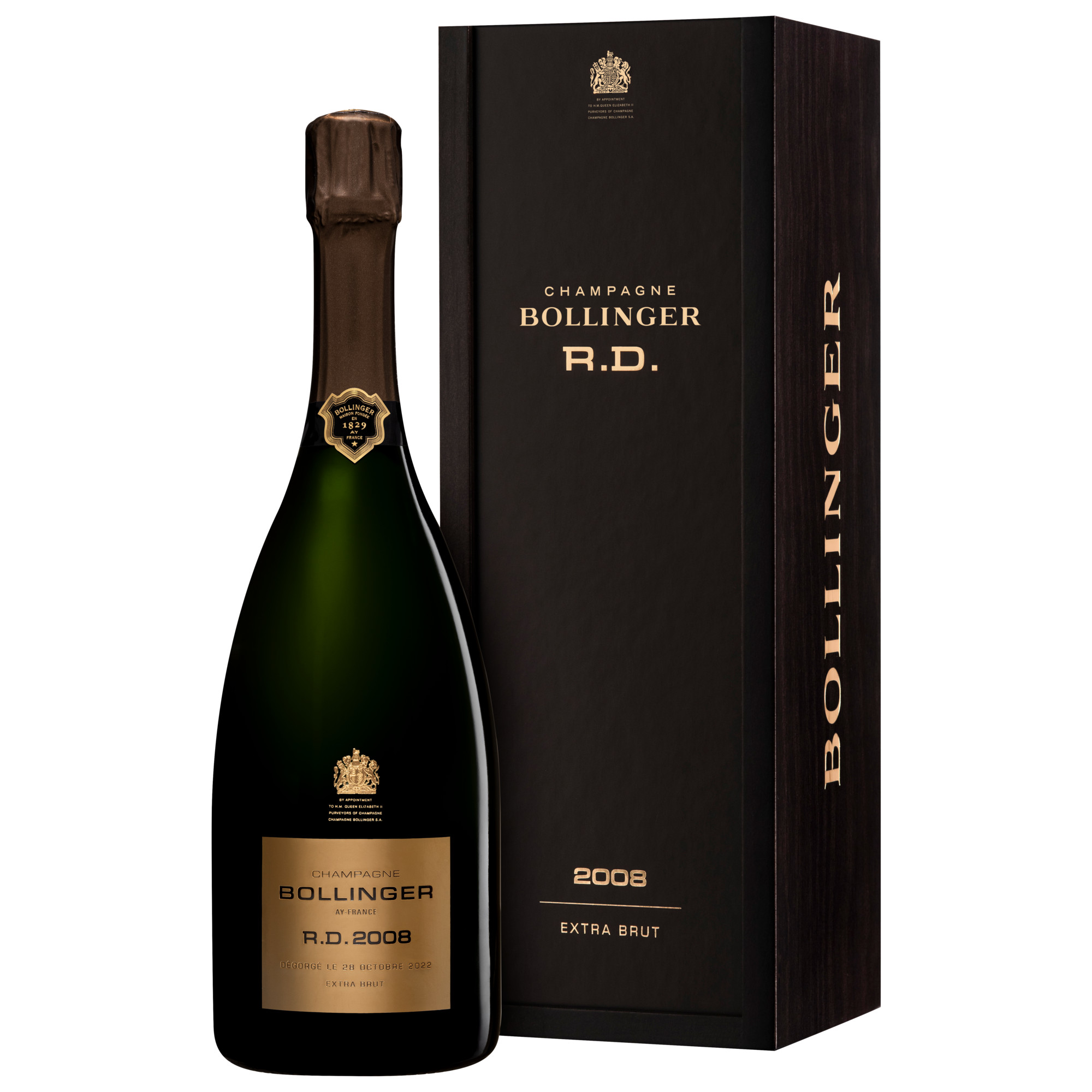 Image of Champagne Bollinger R.D., Extra Brut, Champagne AC, Holzkiste, Champagne, 2008, Schaumwein