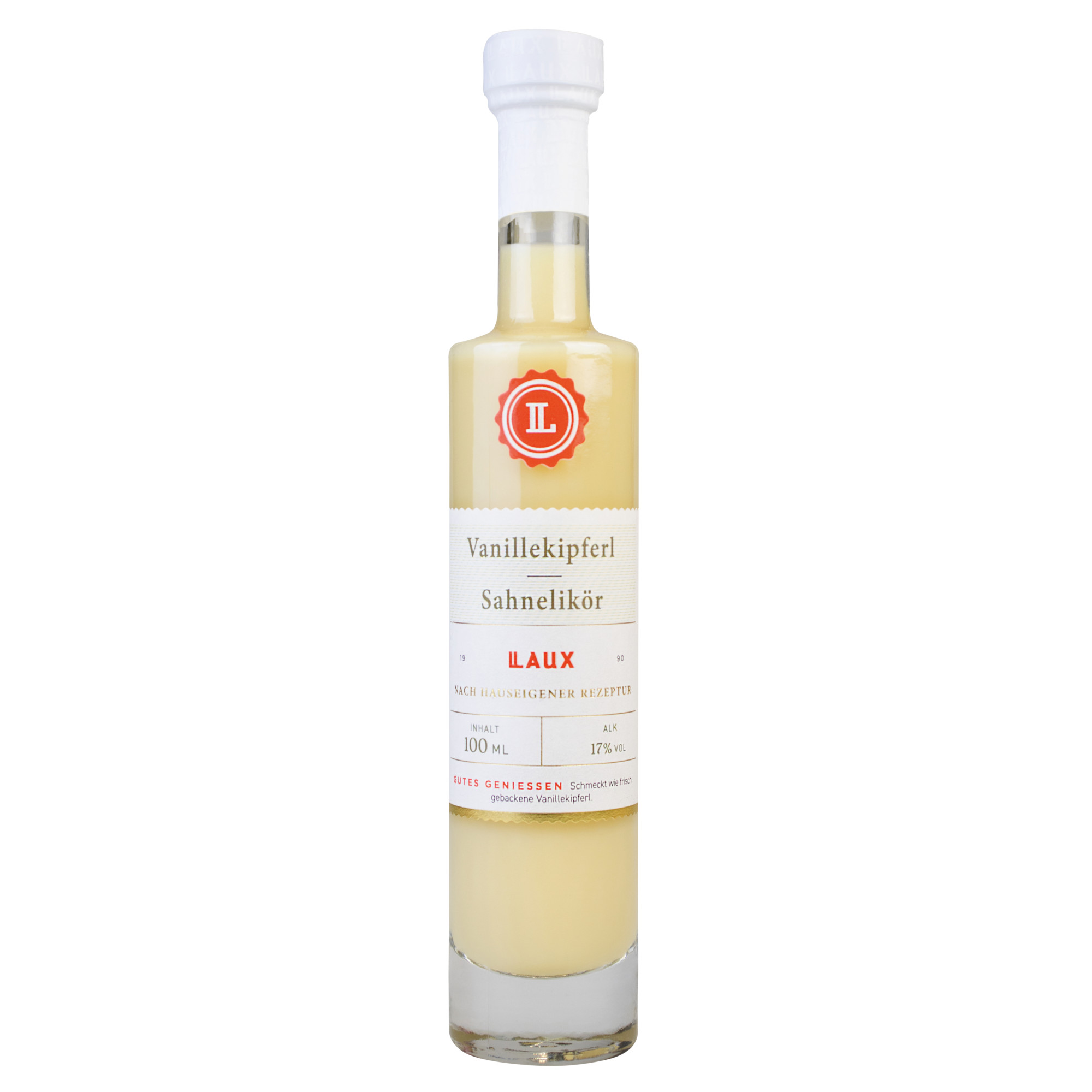 Sahnelikör Vanillekipferl, 0,1 L, 17% Vol., Spirituosen - Spirituosen