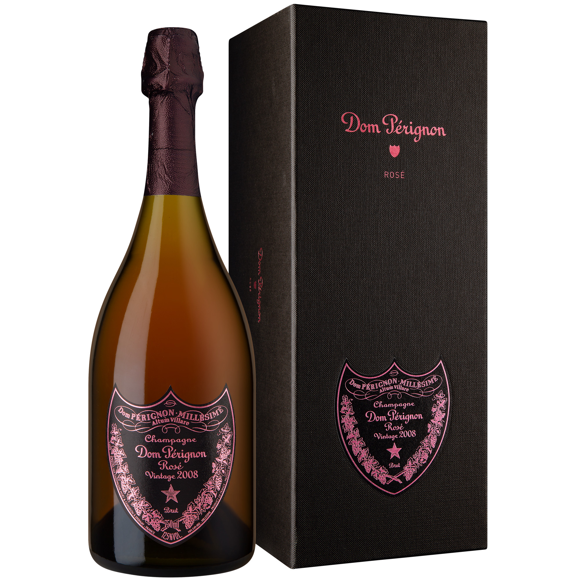 Champagne Dom Pérignon Rosé, Brut, Champagne AC, Geschenkverpackung, Champagne, 2008, Schaumwein - Champagner