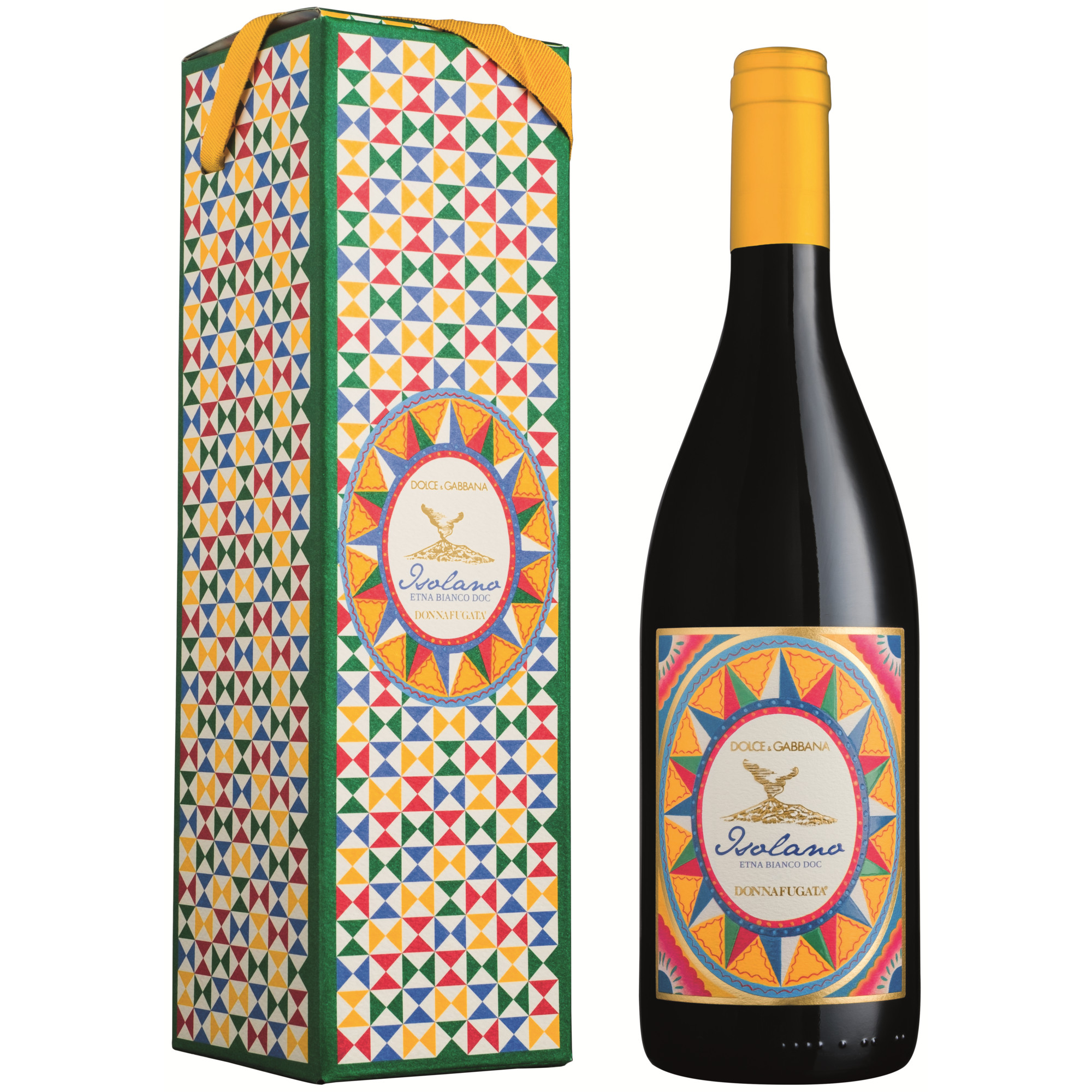 Isolano Dolce & Gabbana e Donnafugata, Etna Bianco DOC, Geschenketui, Sizilien, 2021, Weißwein