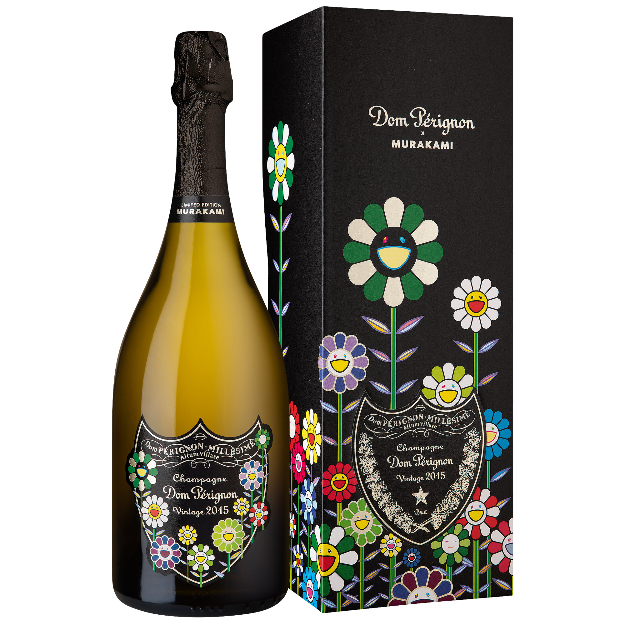 Champagne Dom Pérignon Takashi Murakami, Brut, Champagne AC, Geschenkverpackung, Champagne, 2015, Schaumwein - Champagner