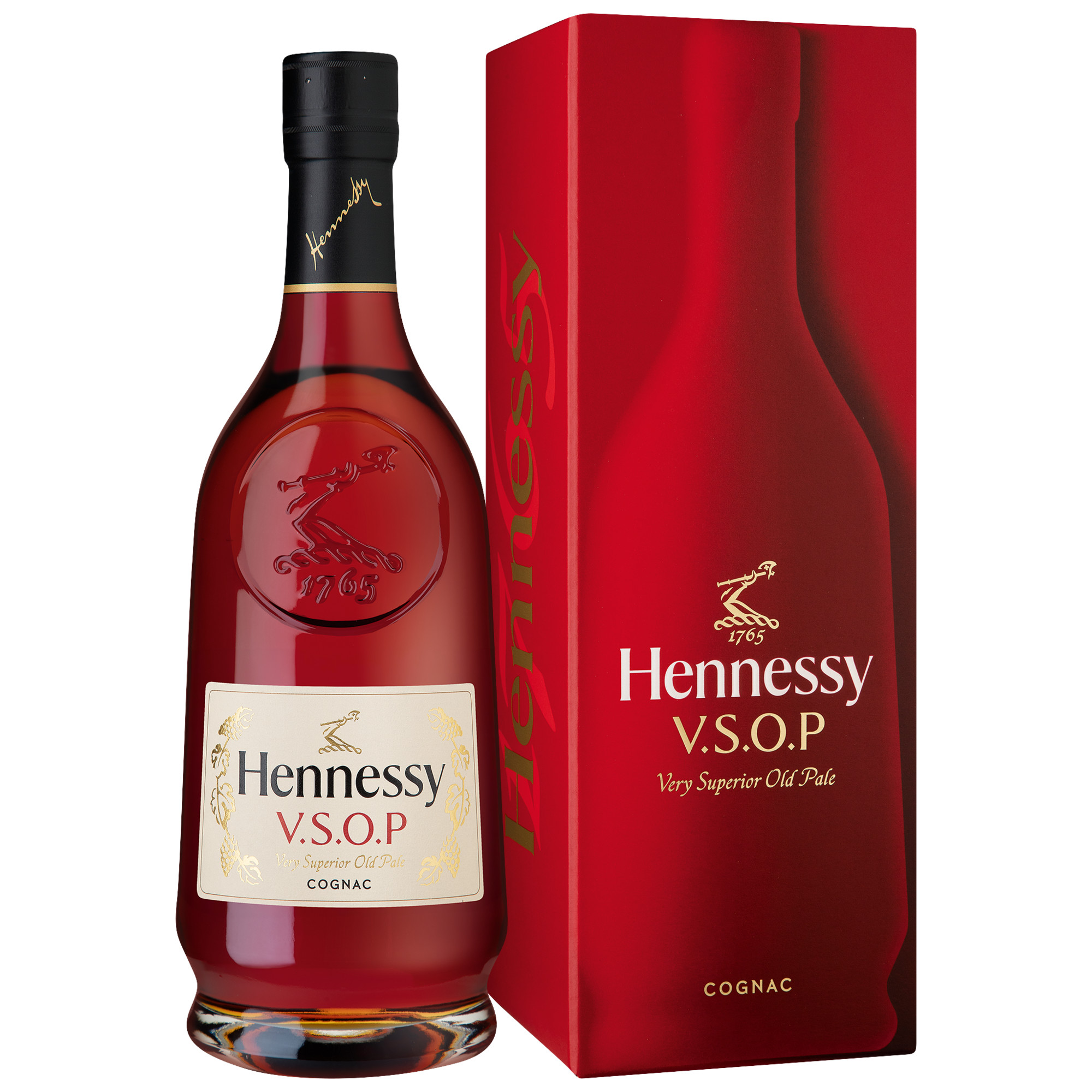 Image of Cognac Hennessy V.S.O.P., Cognac AOP, 0,7 L, 40% Vol., in Geschenkverpackung, Spirituosen