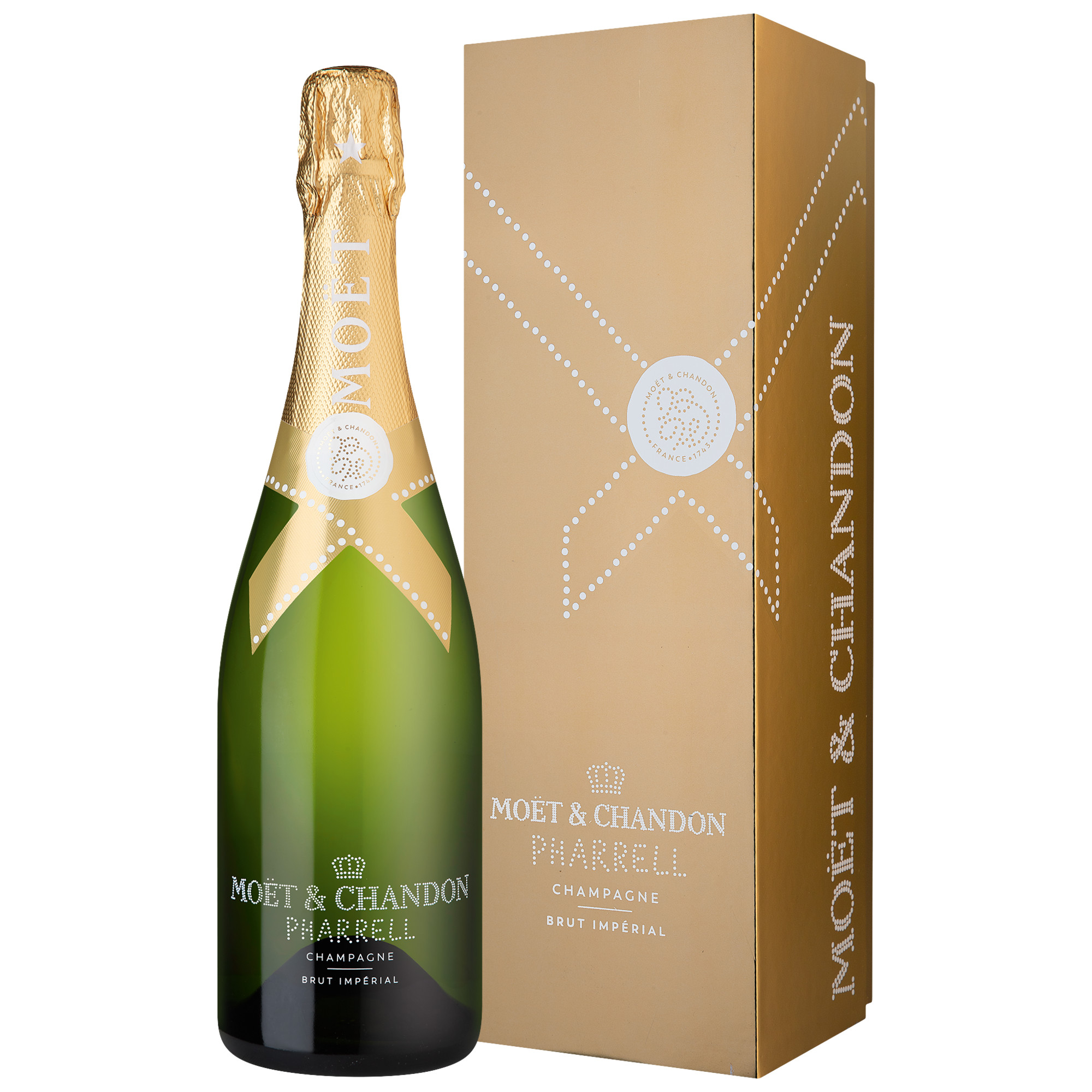 Champagne Moet & Chandon x Pharrell Williams, Brut, Champagne AC, in Geschenkverpackung, Champagne, Schaumwein - Champagner