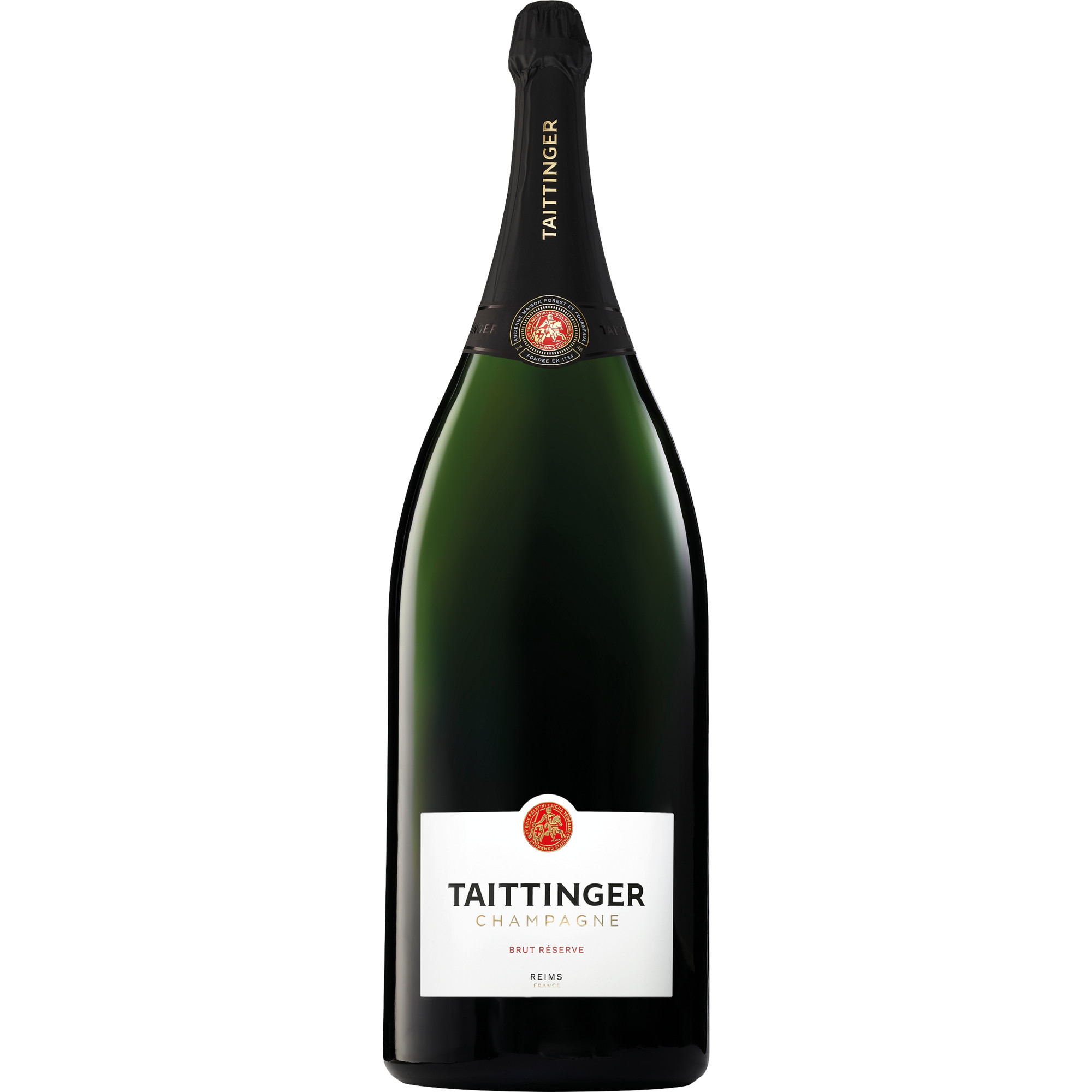 Image of Champagne Taittinger Brut Réserve, Brut, 6,0 L in Holzkiste, Champagne, Schaumwein