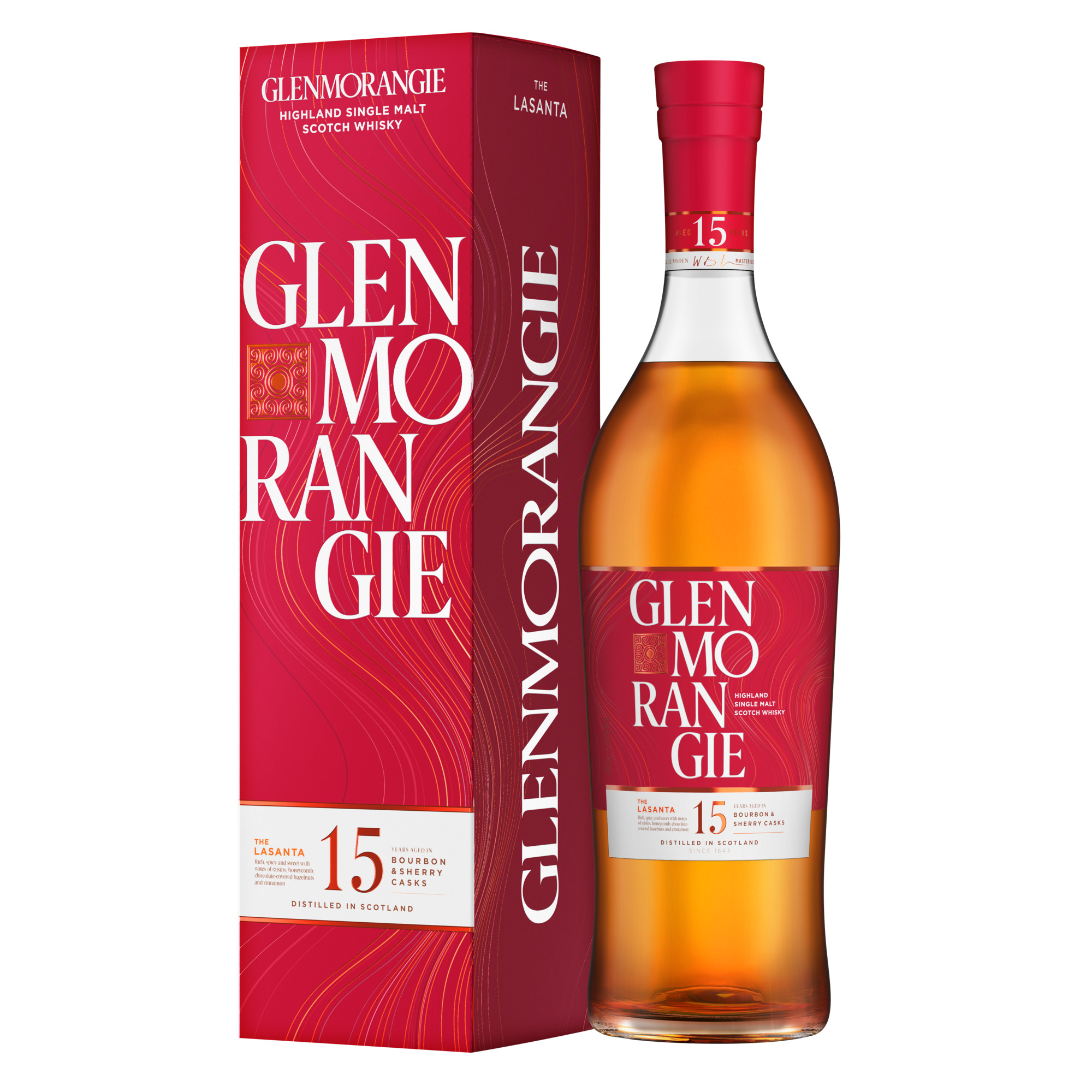 Image of Glenmorangie Lasanta 15 Years Bourbon&Sherry Casks, Highland Single Malt Whisky, 0,7 L, 43% Vol., Schottland, Spirituosen