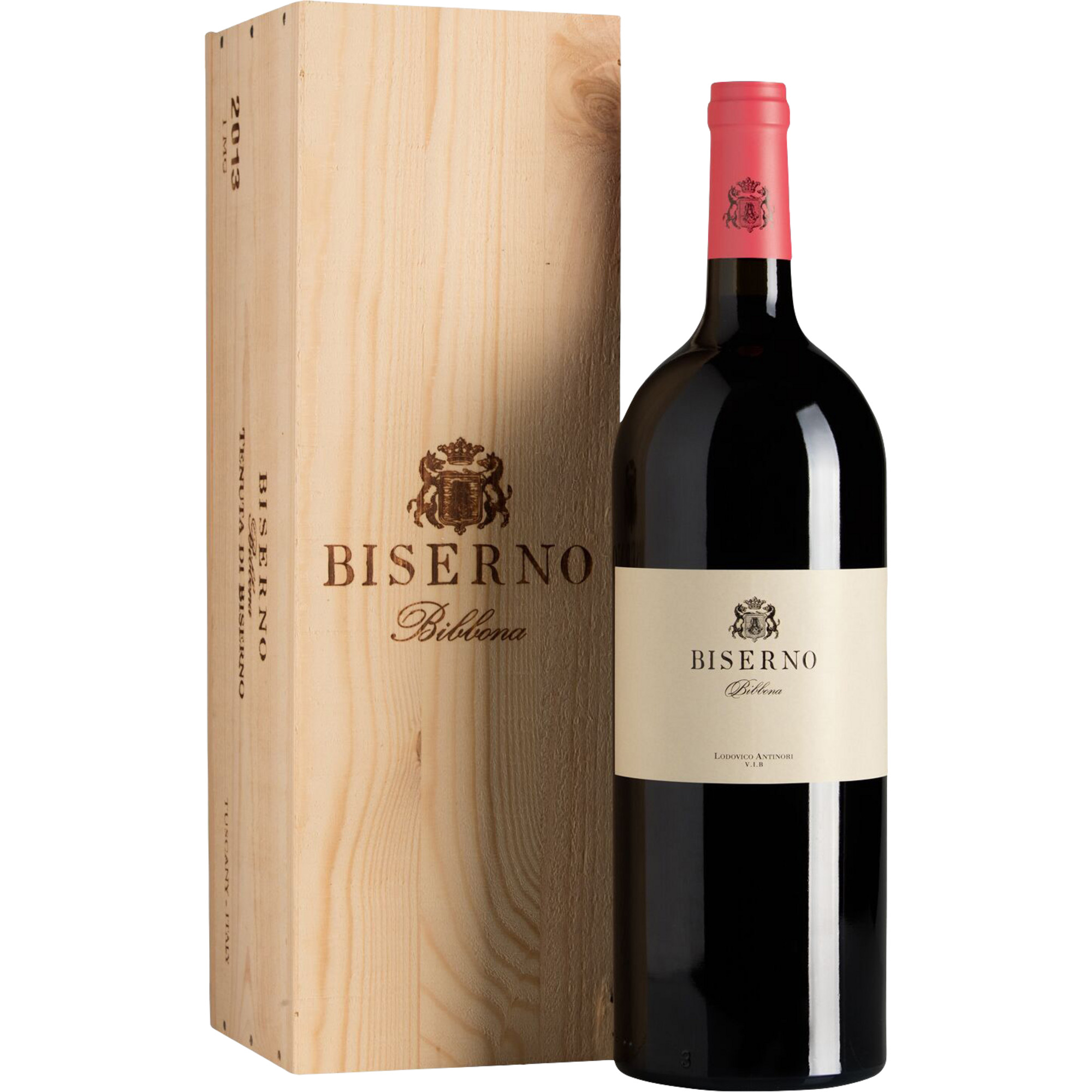 Biserno Bibbona, Toscana IGT, in Holzkiste, Toskana, 2022, Rotwein