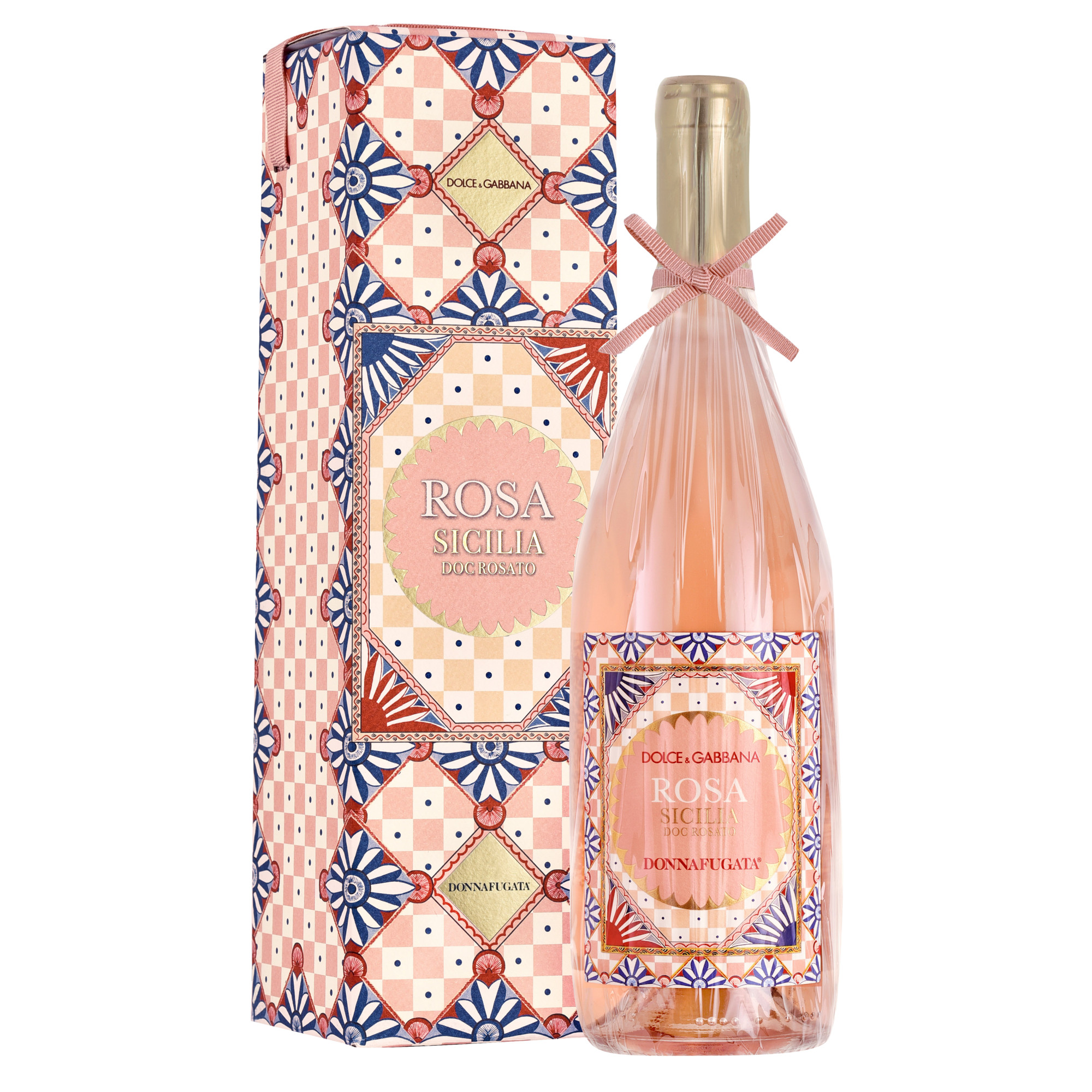 Rosa Dolce & Gabbana e Donnafugata, Sicilia Rosato DOC, Geschenketui, Sizilien, 2024, Roséwein