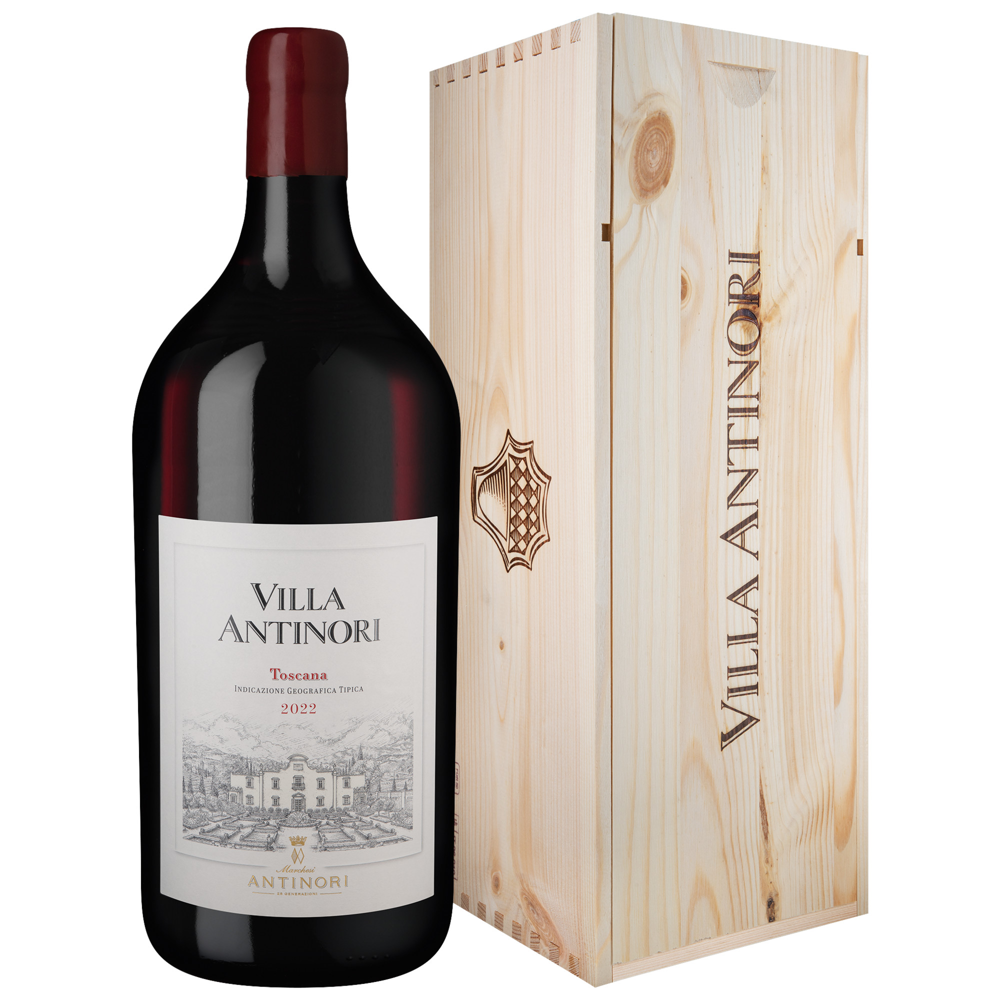 Villa Antinori Rosso, Toscana IGT, Doppelmagnum, Toskana, 2024, Rotwein