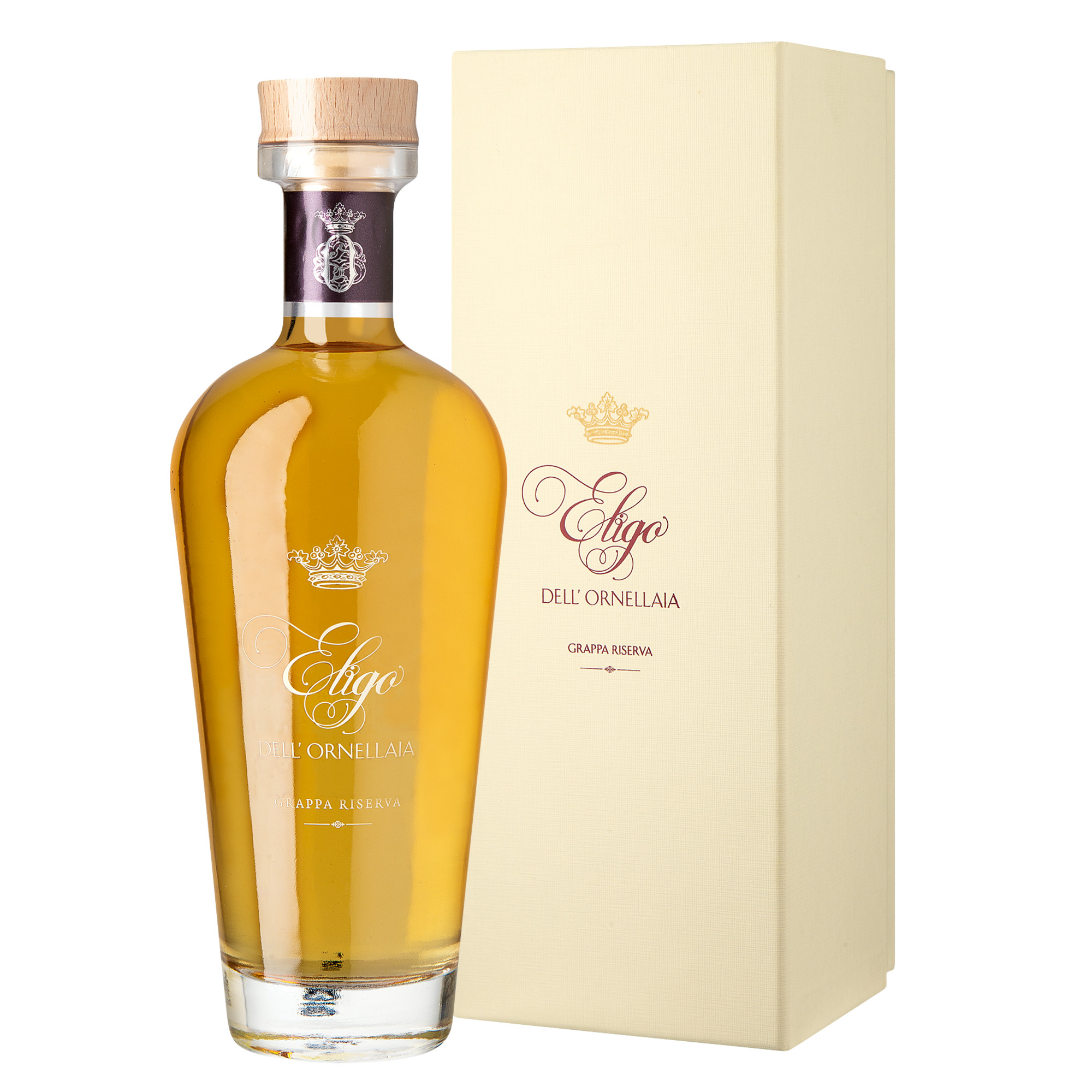 Eligo dell'Ornellaia, Grappa Riserva, 0,50 L, 42% Vol., in Geschenkschatulle, Spirituosen