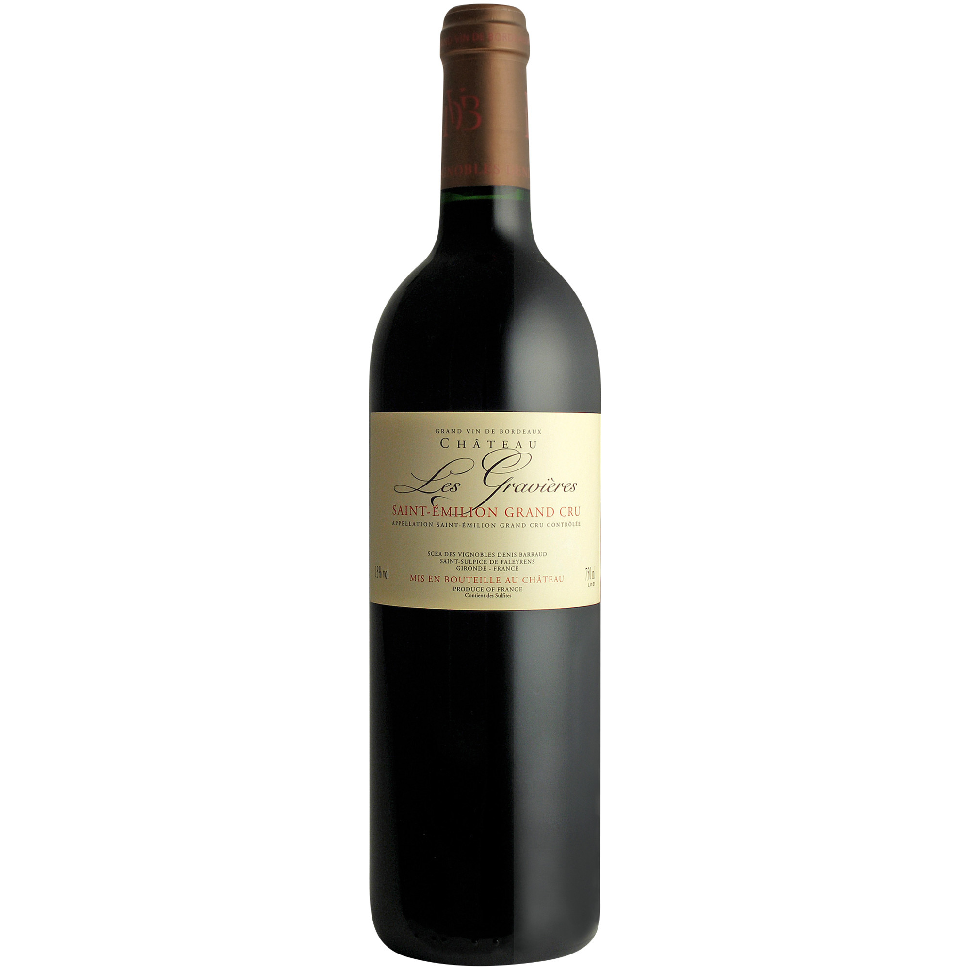 Château Les Gravières, Saint-Emilion Grand Cru AOP, Bordeaux, 2023, Rotwein