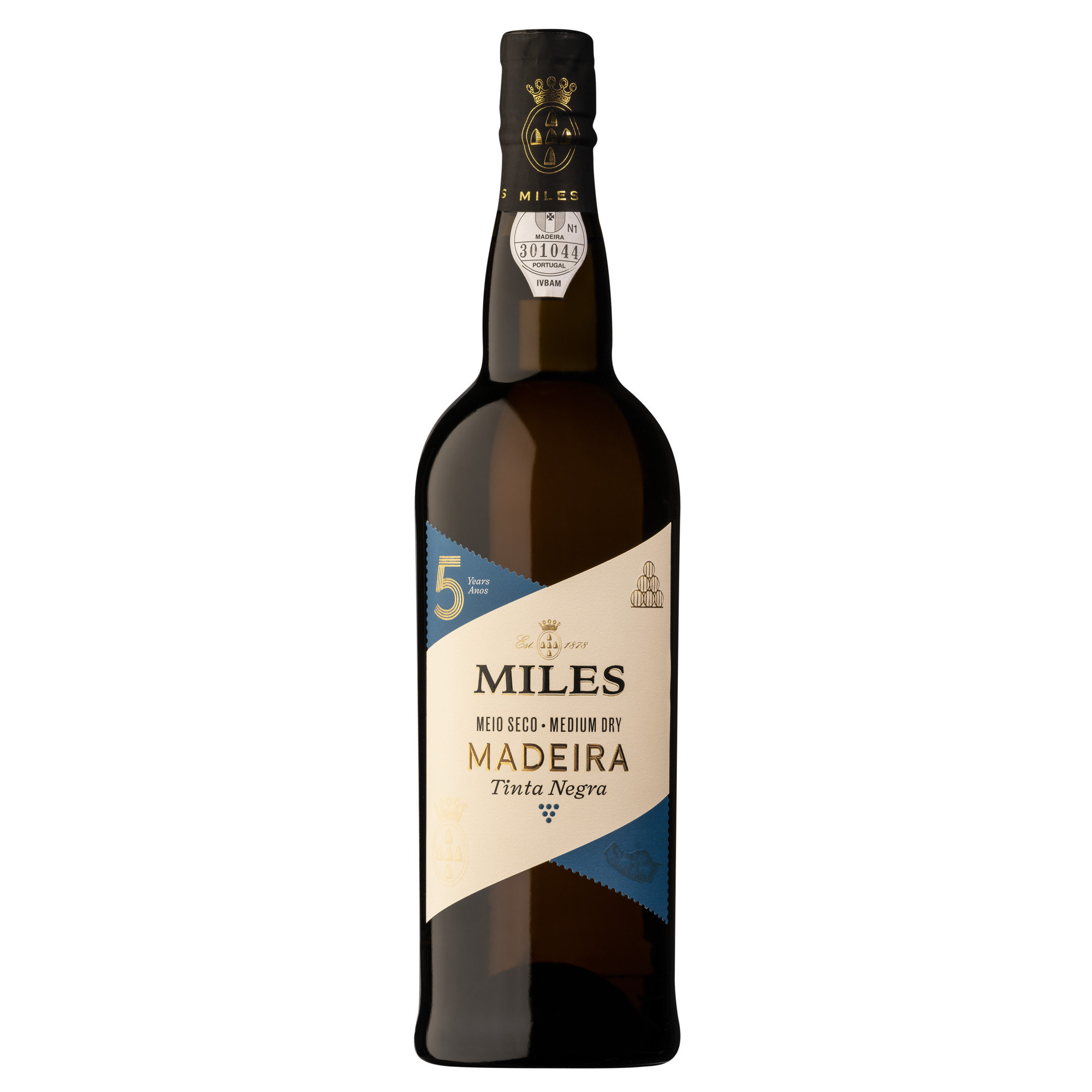 Image of Miles Madeira Finest Median Dry 5 Years, Madeira DOC, 19 % Vol., 0,75 L, Madeira, Spirituosen