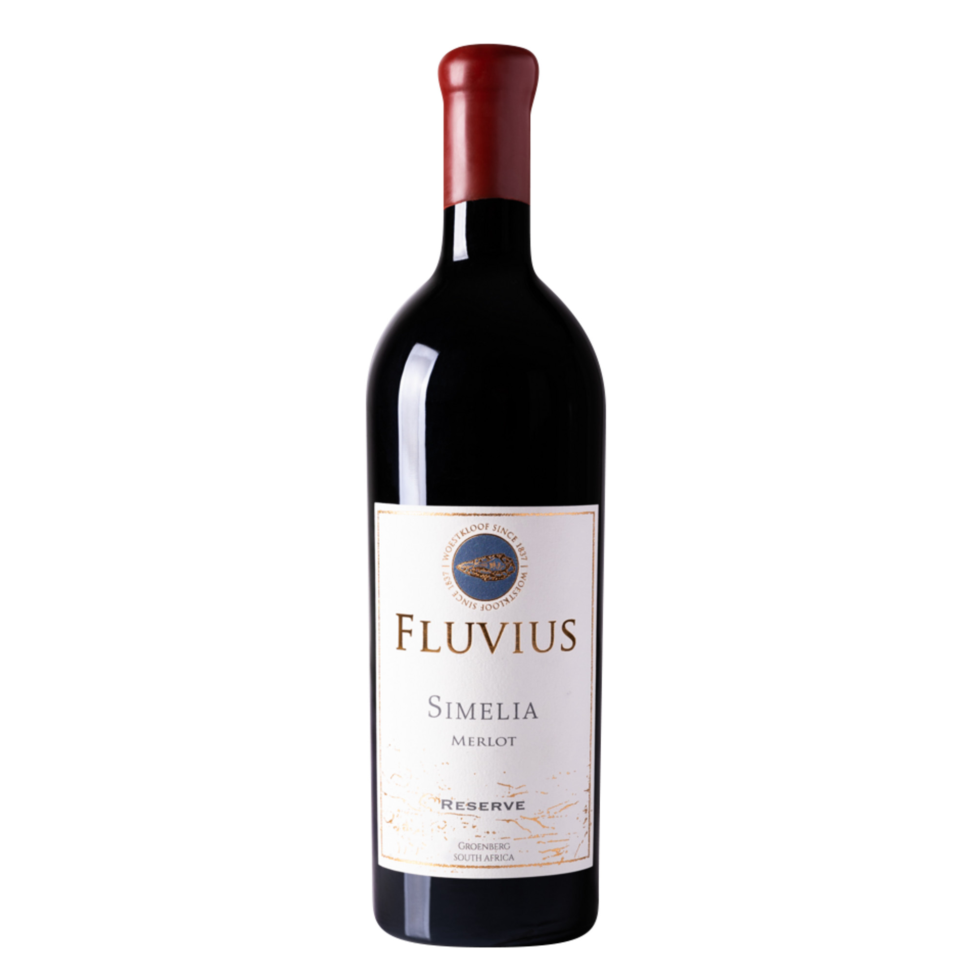 Fluvius Merlot Reserve, WO Groenberg, Western Cape, 2019, Rotwein