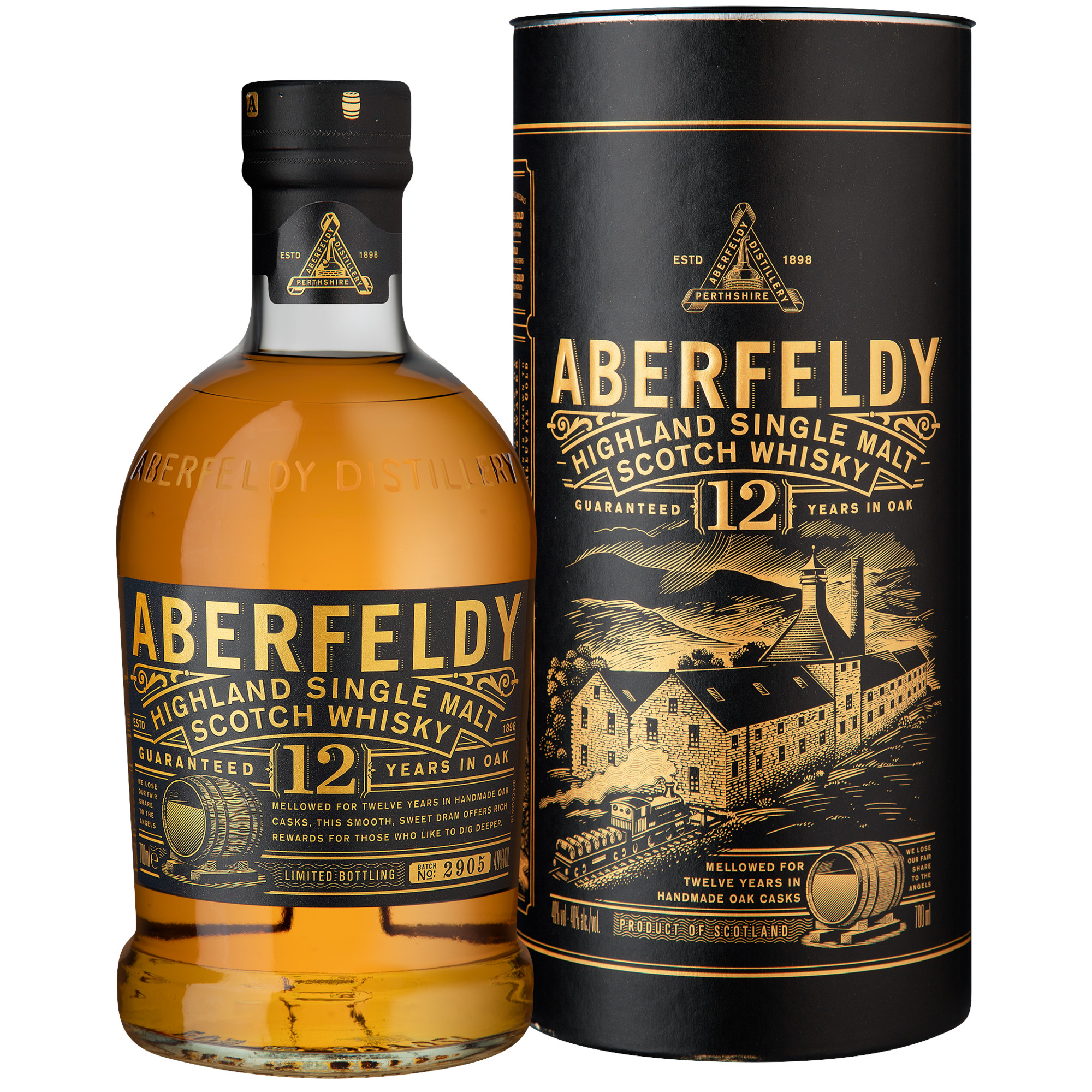Image of Aberfeldy 12 Jahre Highland Single Malt 0,7 L 40% vol