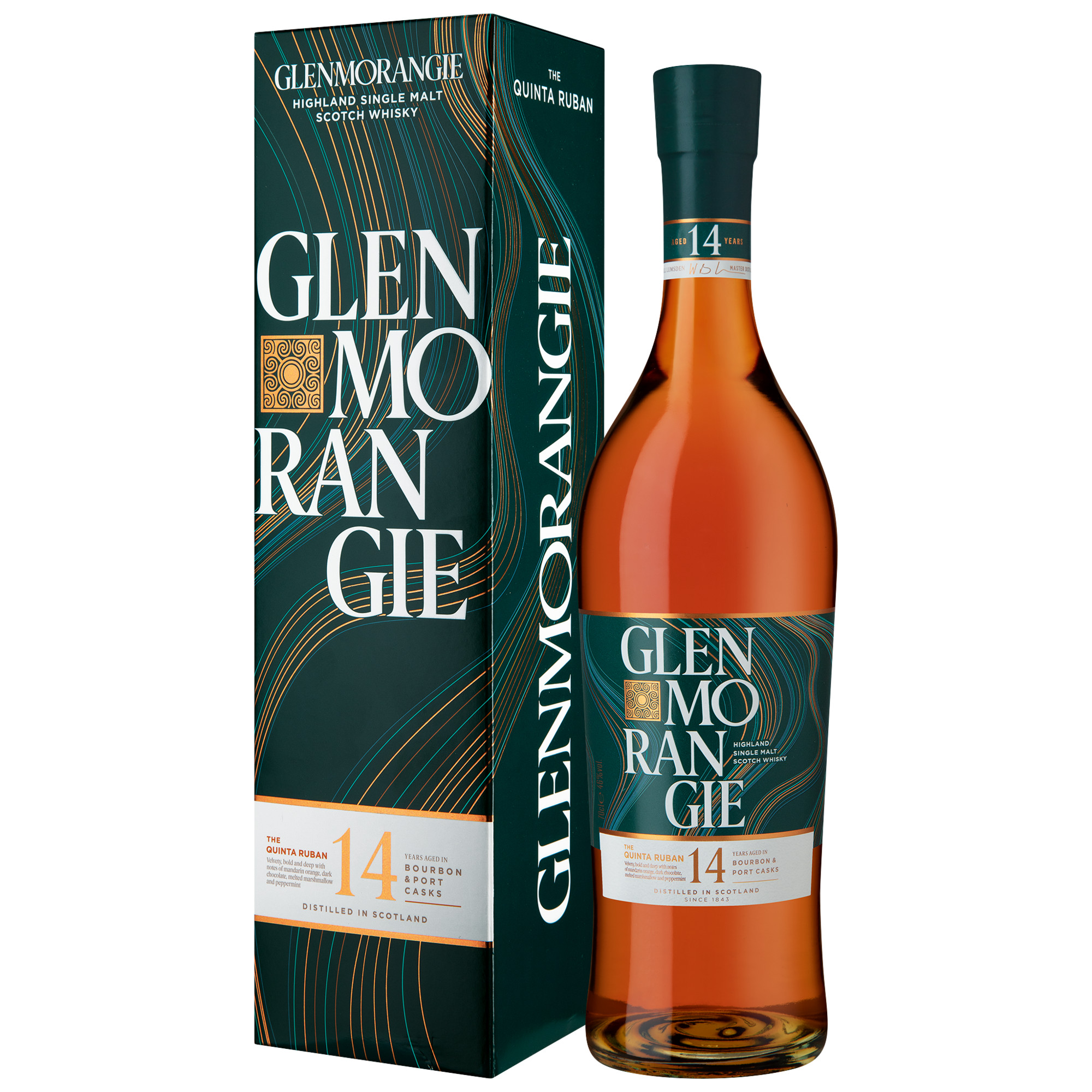 Image of Glenmorangie 14 Years Old Port Cask Finish, Highland, 0,7 L, 46% Vol., Schottland, Spirituosen