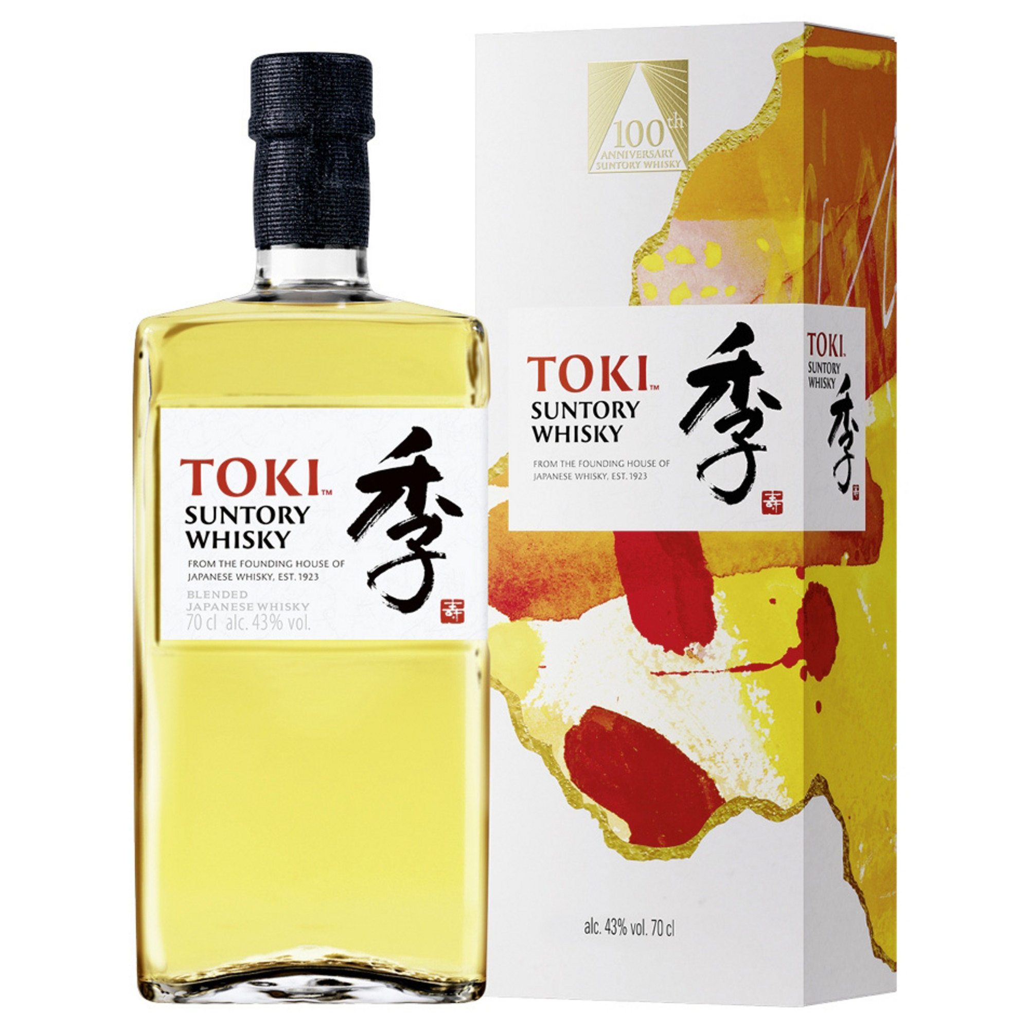 Suntory Toki Blended 100th Anniversary, Japanese Whisky, 43% Vol., 0,7 L in Geschenketui, Spirituosen - Spirituosen