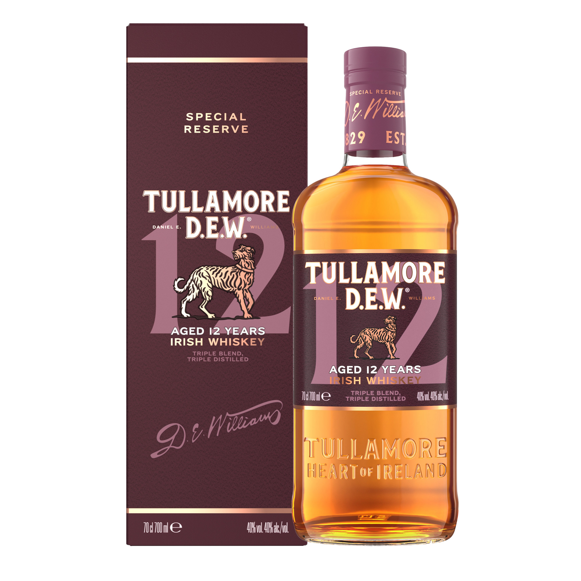 Image of Tullamore Dew 12 Irish Whiskey, Whiskey, 0,7L, 40,0% Vol., Spirituosen