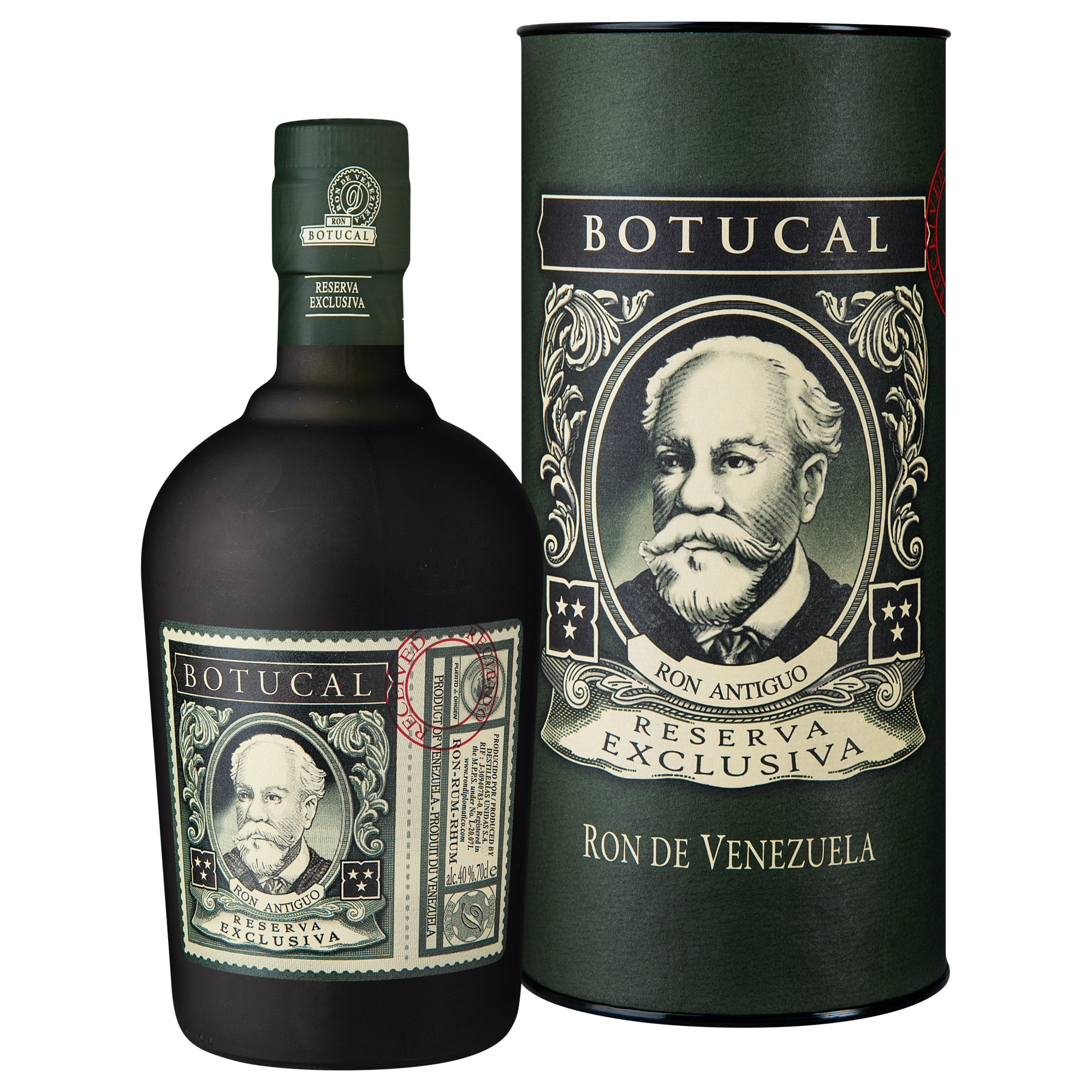 Image of Botucal Rum Reserva Exclusiva, Venezuela, 0,7 L, 40% Vol.,mit Geschenkverpackung, Spirituosen