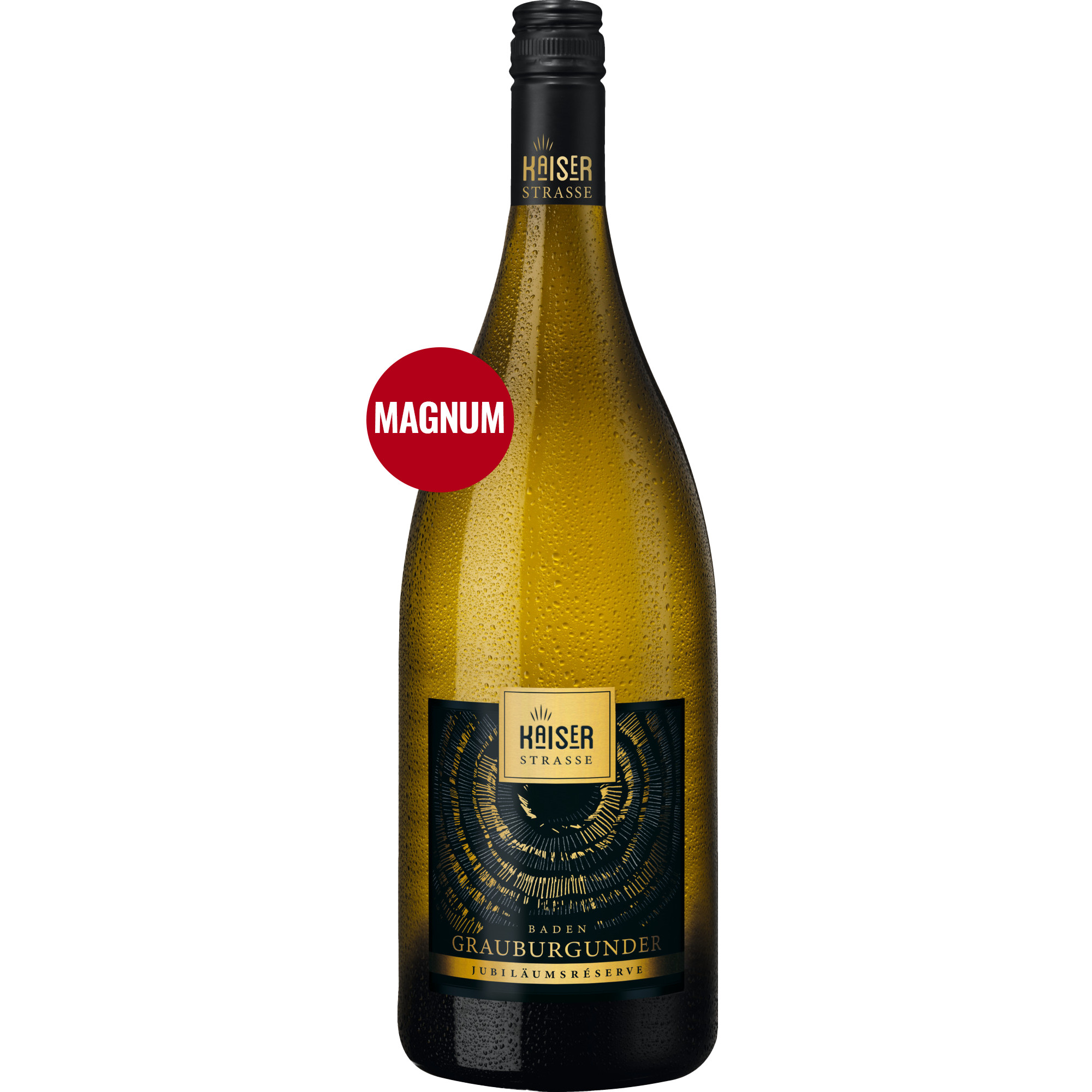 Image of Kaiserstrasse Grauburgunder Réserve 90 Jahre, Jubiläumsedition, Trocken, Baden, Magnum, Baden, 2023, Weißwein